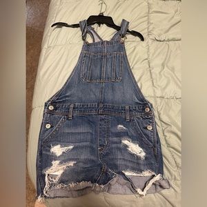 Blue Jean short overalls